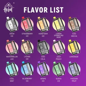 HEBAT 喜貝|一次性電子煙 10000口|開封即用,隨手帶著走